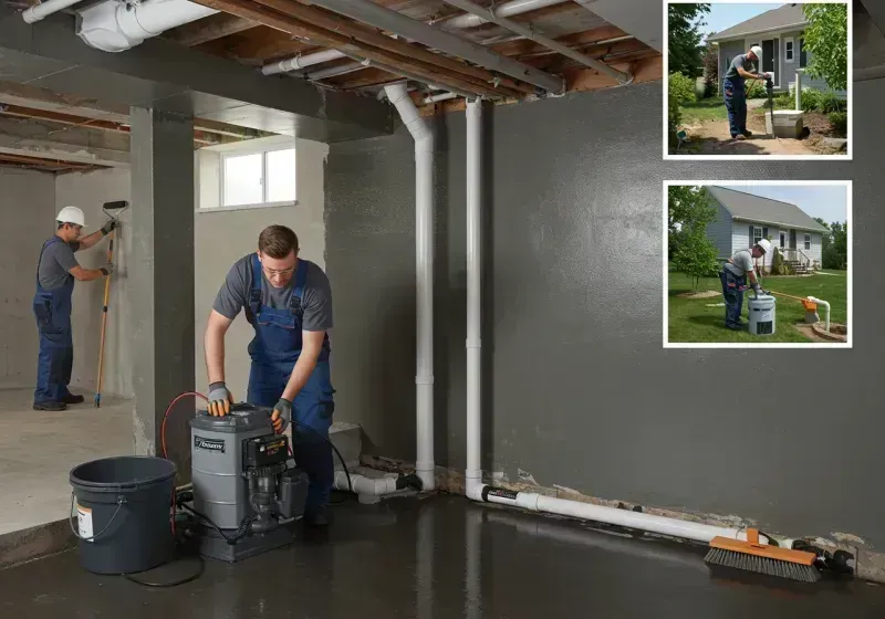 Basement Waterproofing and Flood Prevention process in Oak Creek, WI